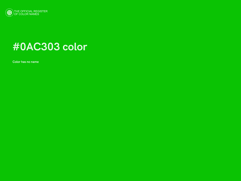 #0AC303 color image