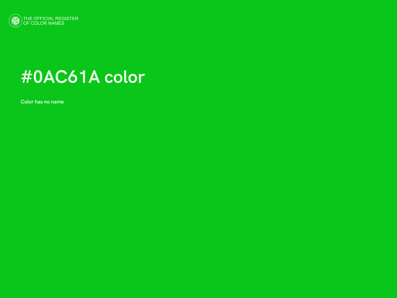 #0AC61A color image