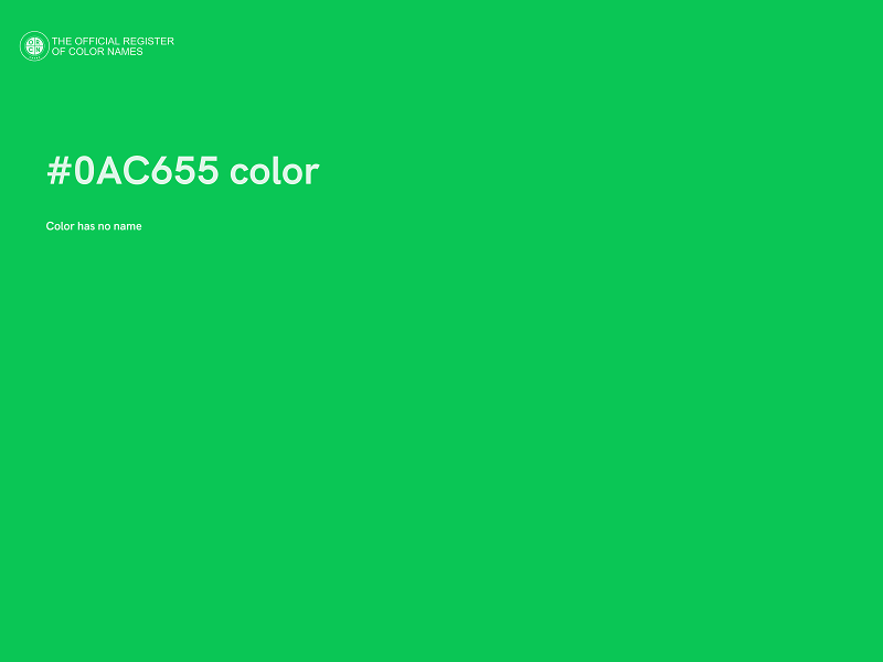 #0AC655 color image