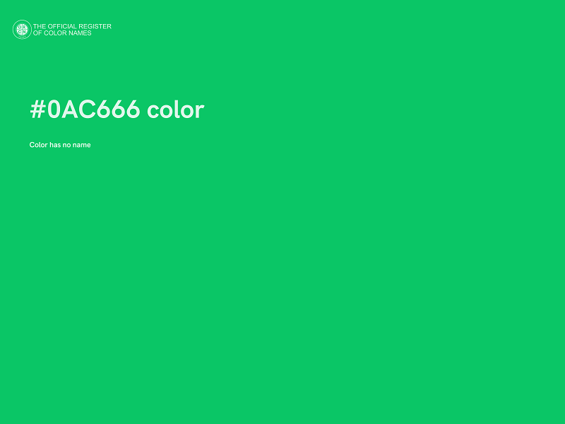 #0AC666 color image