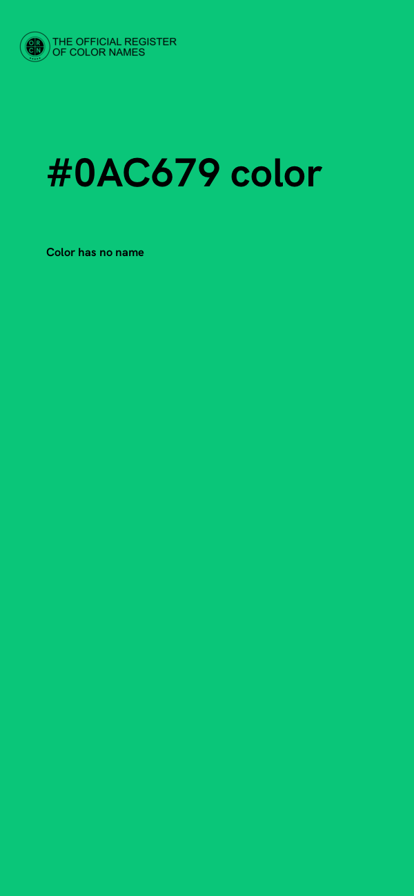 #0AC679 color image