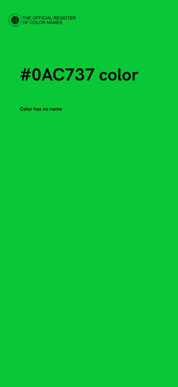 #0AC737 color image