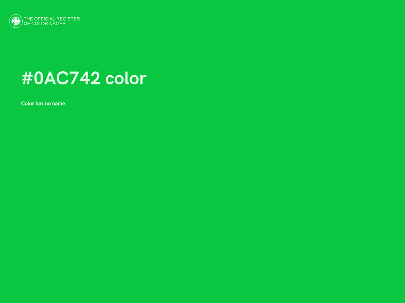 #0AC742 color image