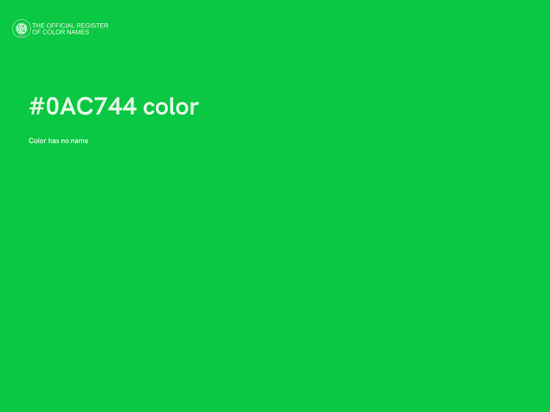 #0AC744 color image