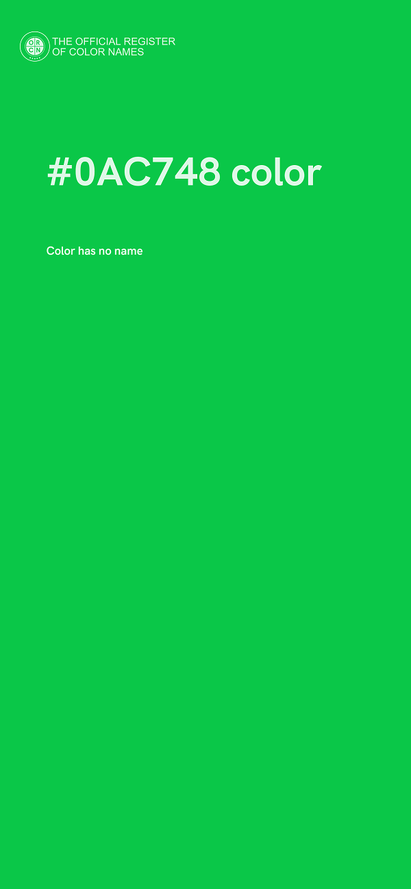 #0AC748 color image