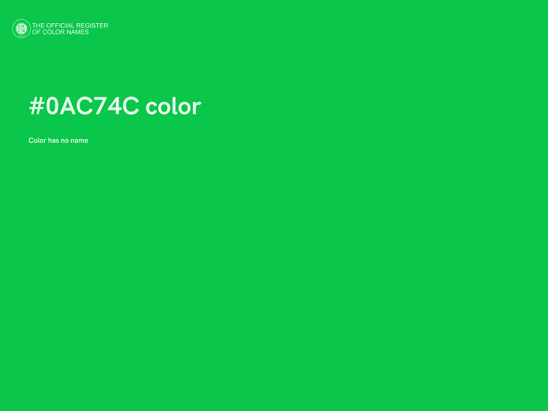 #0AC74C color image