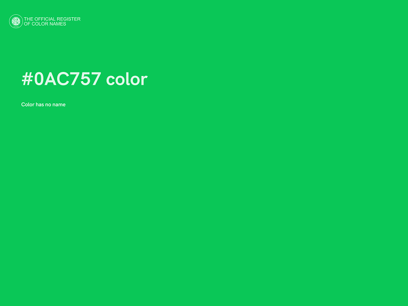 #0AC757 color image