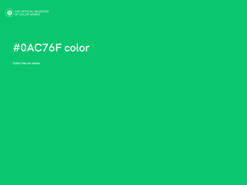 #0AC76F color image