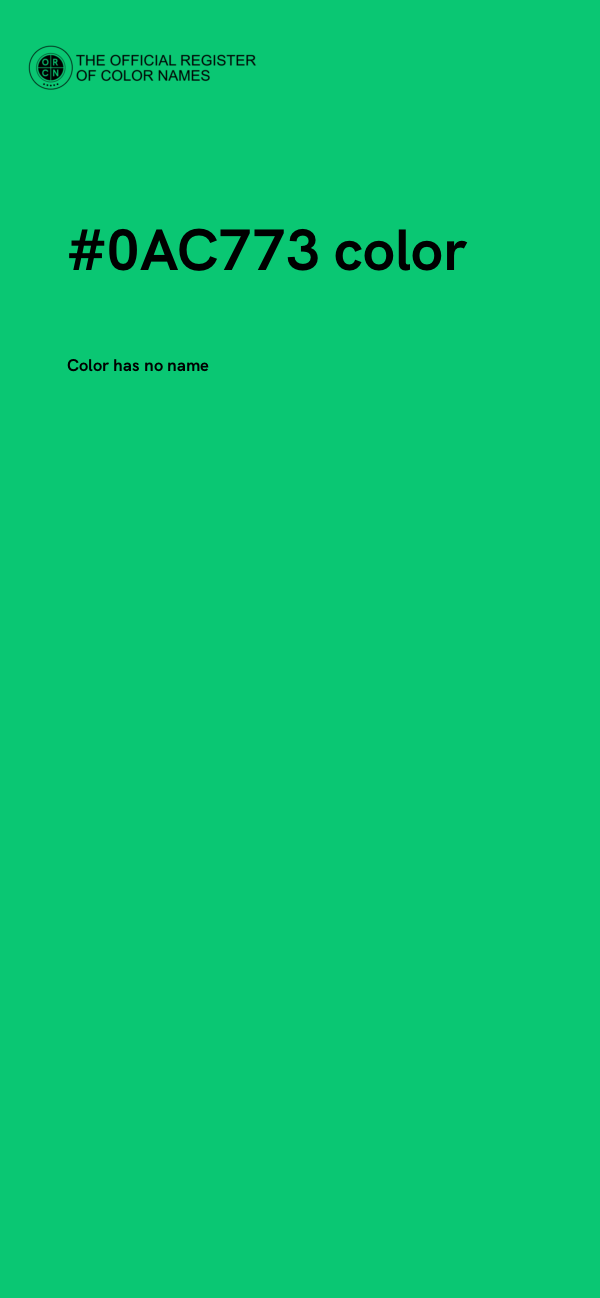 #0AC773 color image