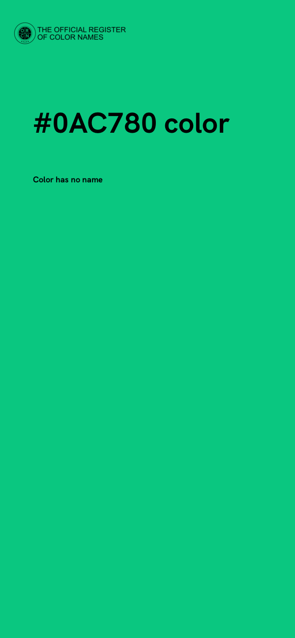 #0AC780 color image