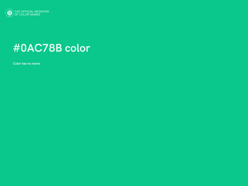 #0AC78B color image