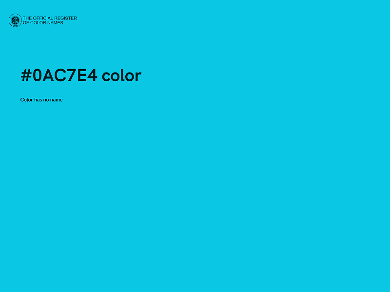 #0AC7E4 color image