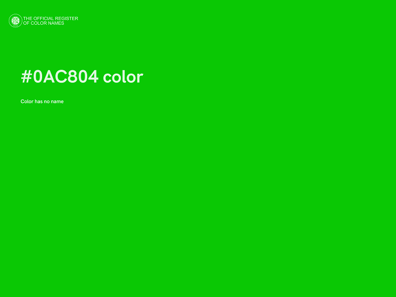 #0AC804 color image