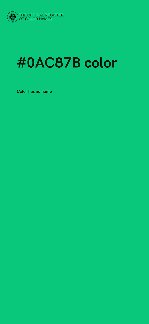 #0AC87B color image