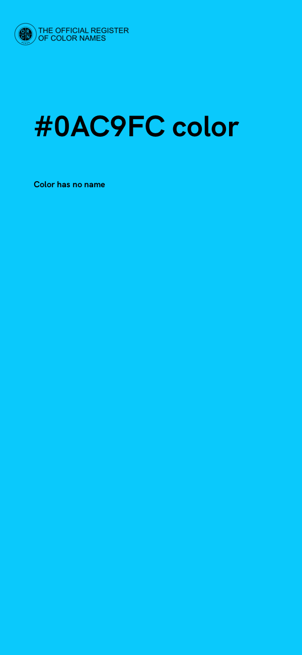 #0AC9FC color image