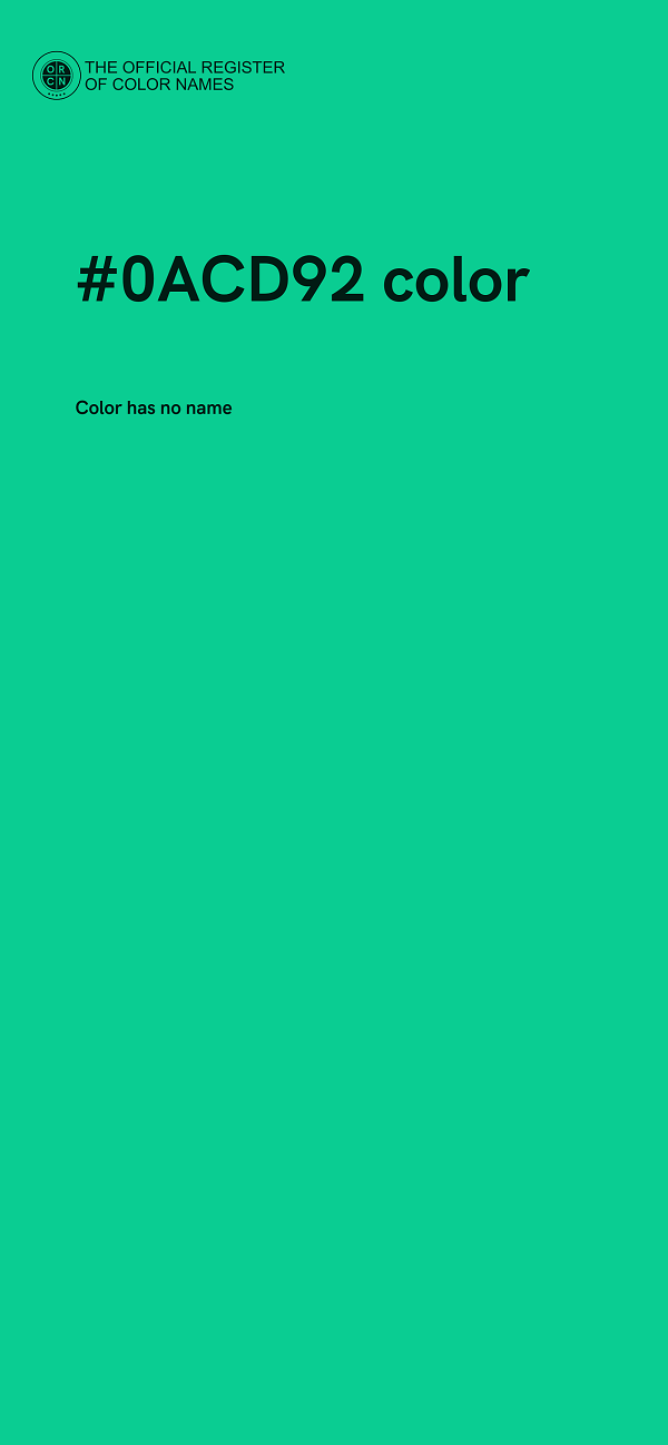 #0ACD92 color image