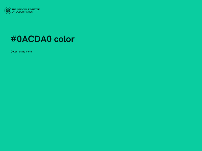 #0ACDA0 color image