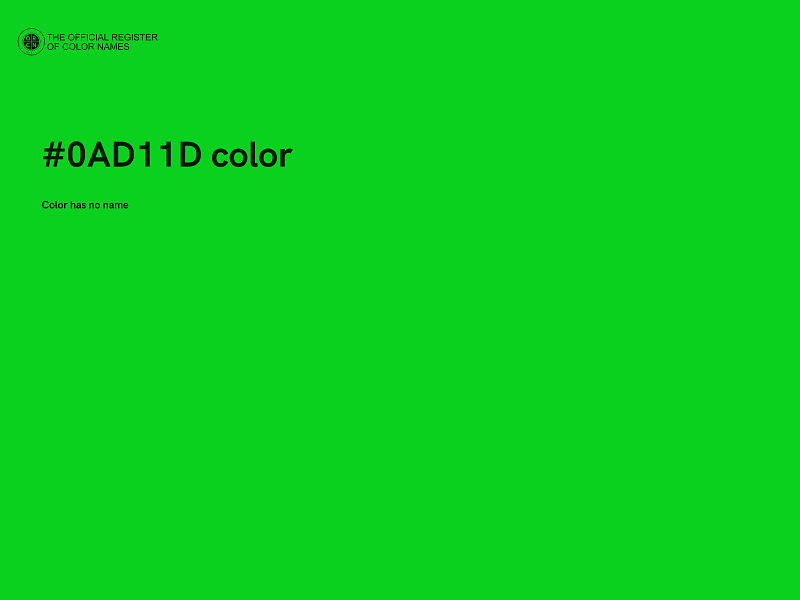 #0AD11D color image
