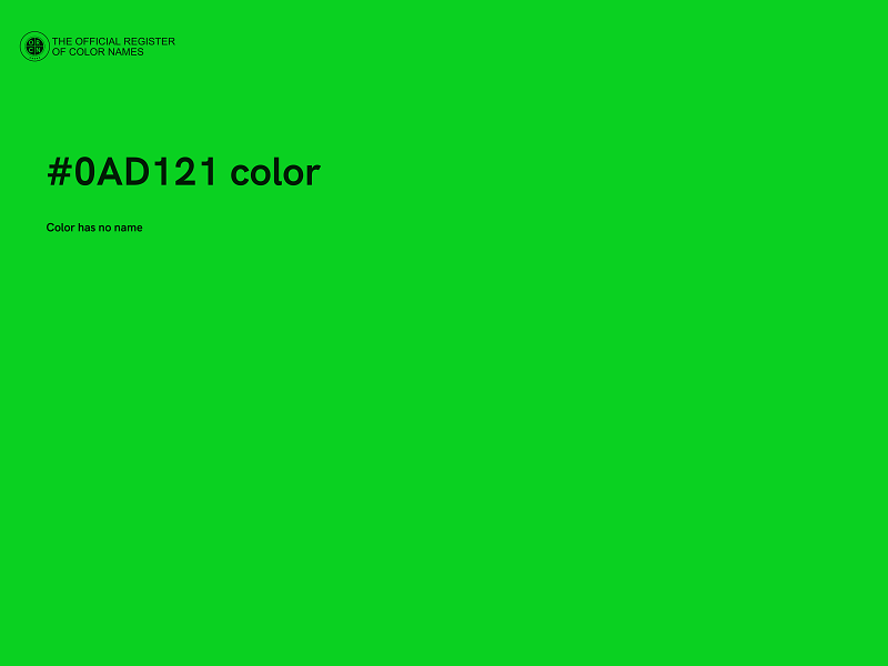 #0AD121 color image