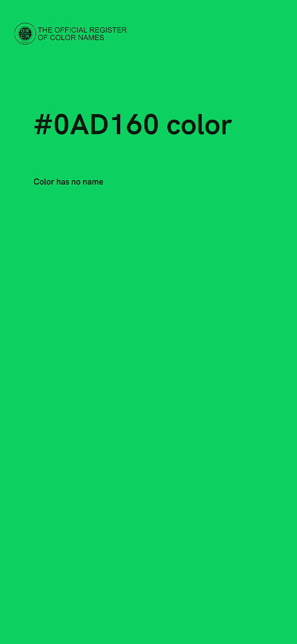 #0AD160 color image