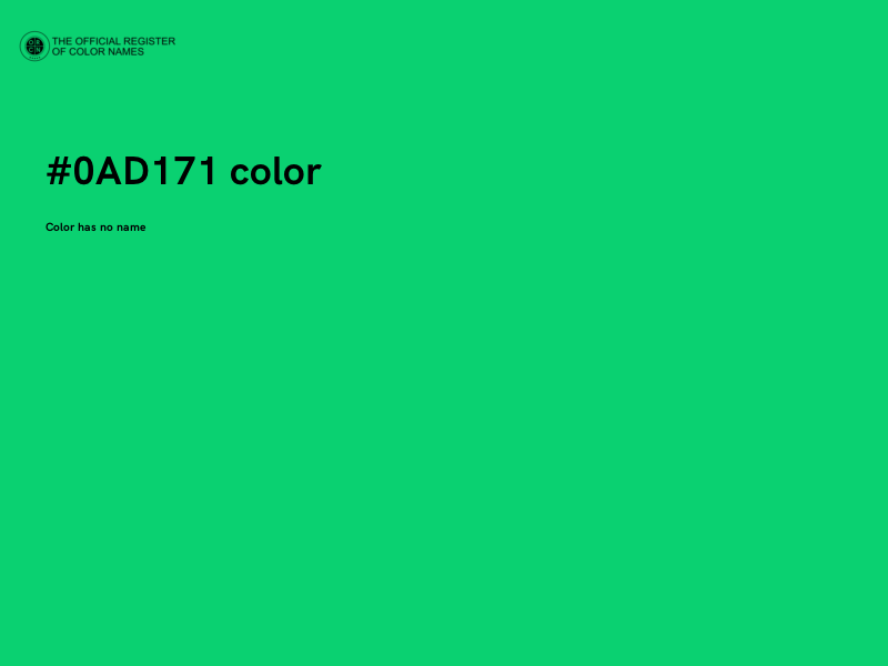 #0AD171 color image