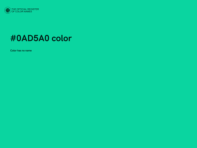 #0AD5A0 color image