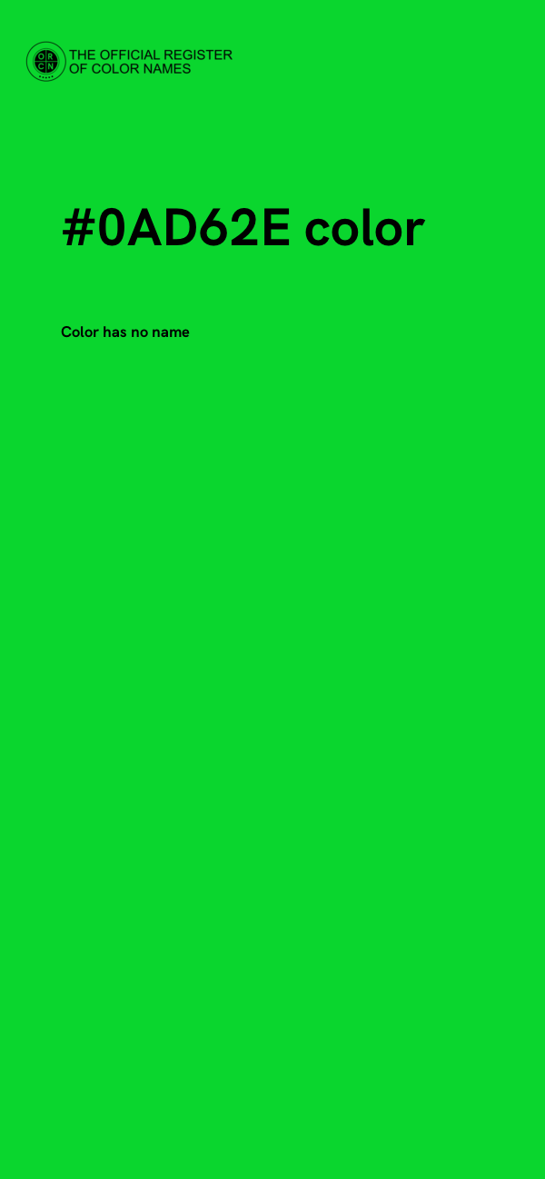 #0AD62E color image