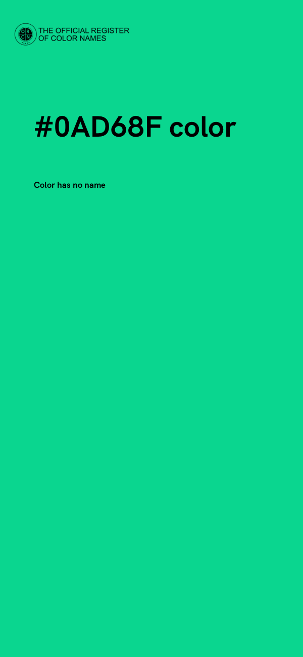 #0AD68F color image