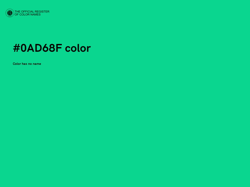 #0AD68F color image