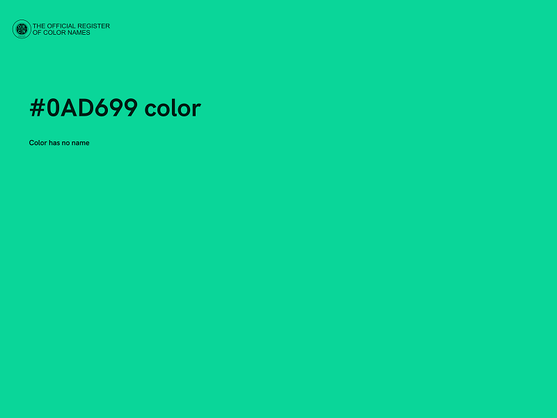 #0AD699 color image