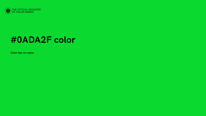#0ADA2F color image