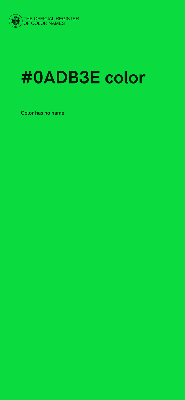 #0ADB3E color image