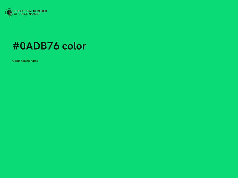 #0ADB76 color image