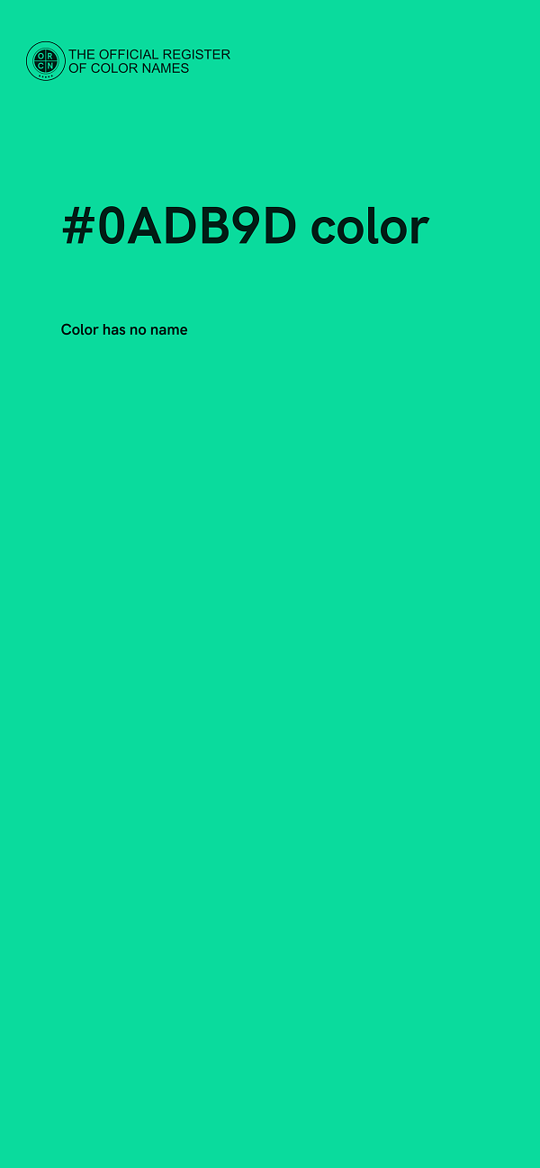 #0ADB9D color image