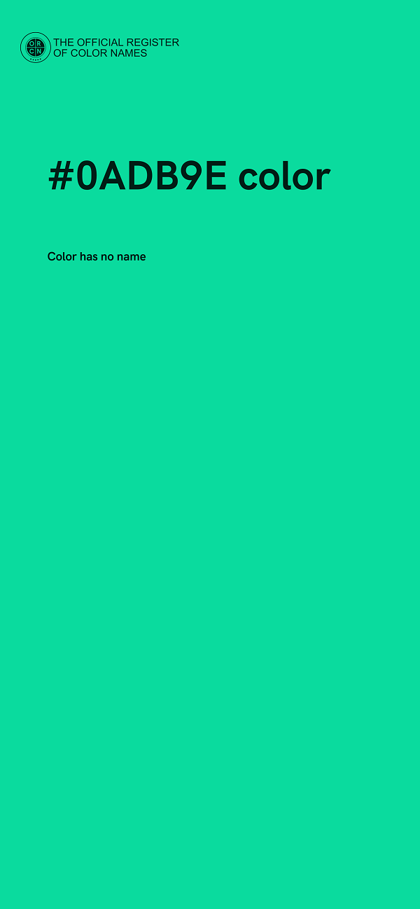 #0ADB9E color image