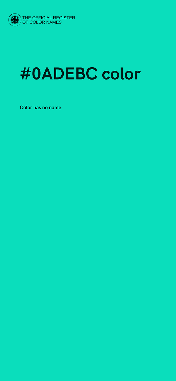 #0ADEBC color image
