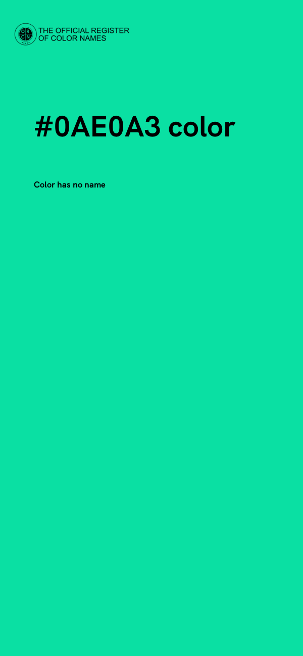 #0AE0A3 color image