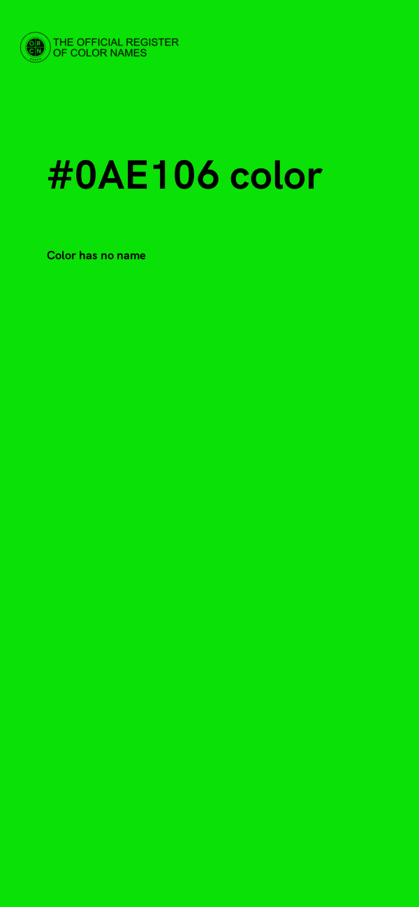 #0AE106 color image