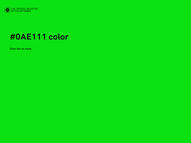 #0AE111 color image