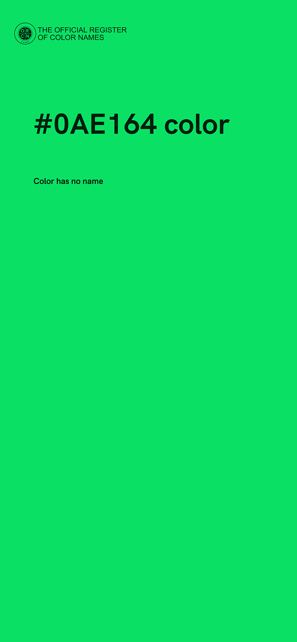 #0AE164 color image
