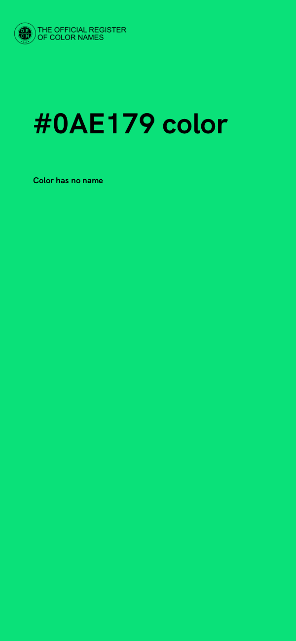 #0AE179 color image