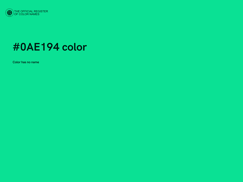 #0AE194 color image