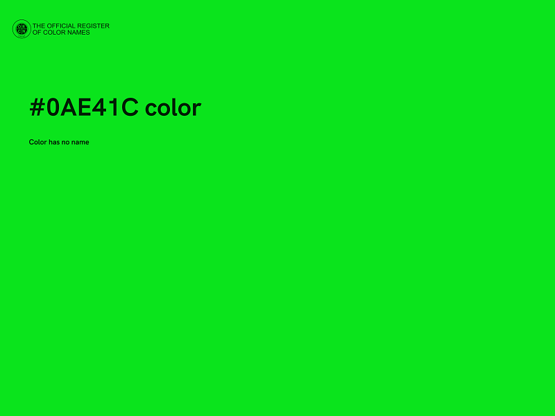 #0AE41C color image