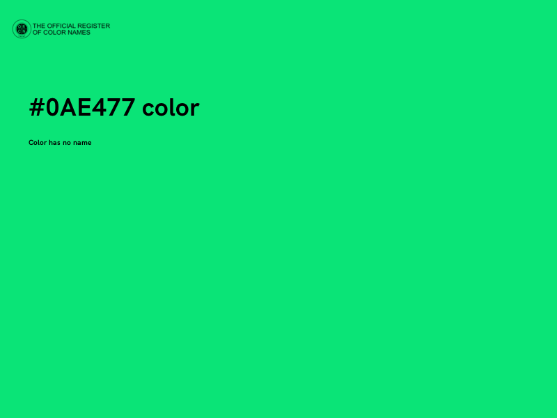 #0AE477 color image