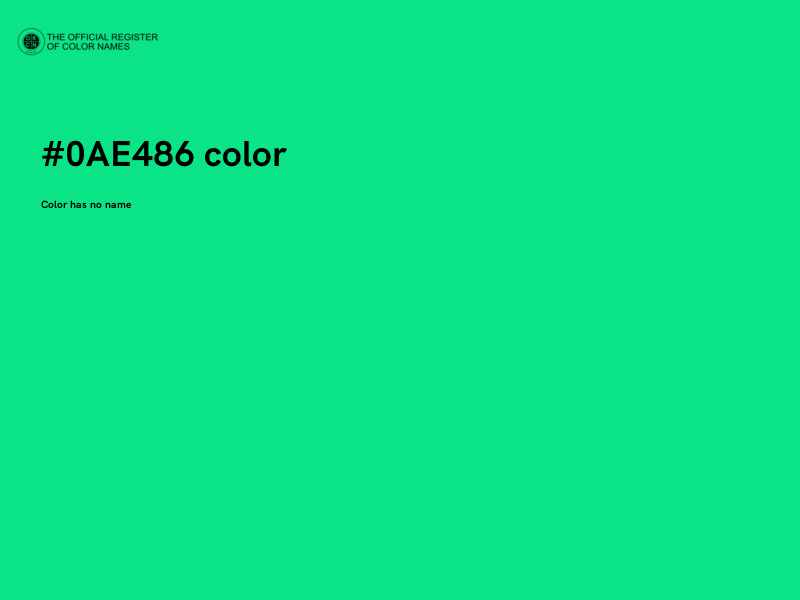 #0AE486 color image