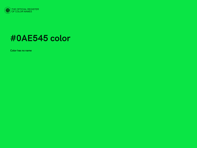 #0AE545 color image