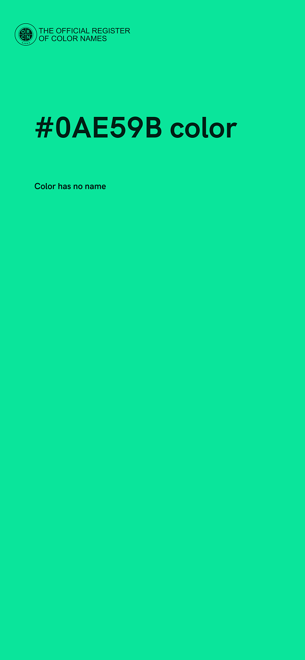 #0AE59B color image