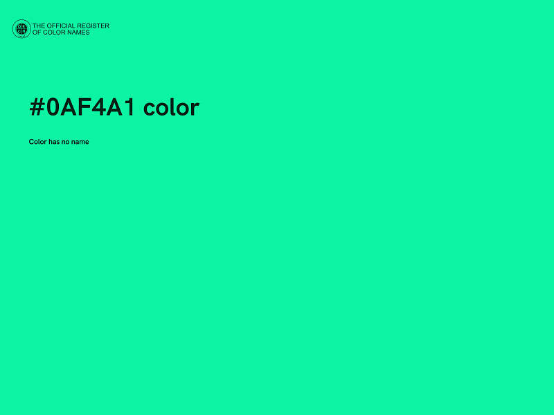 #0AF4A1 color image