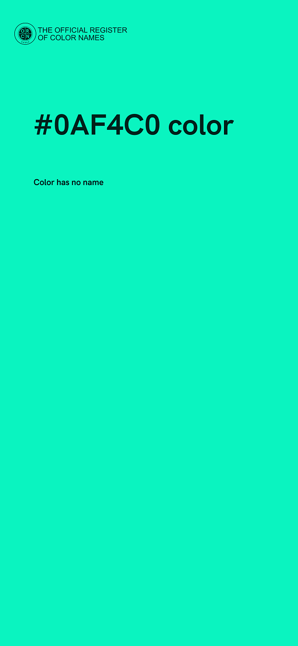 #0AF4C0 color image