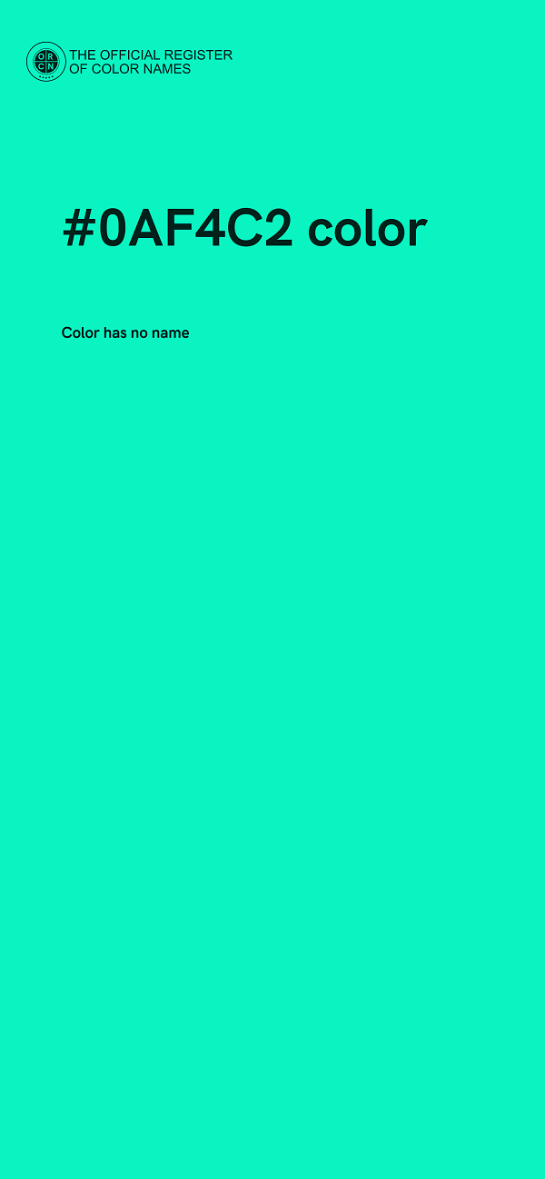 #0AF4C2 color image